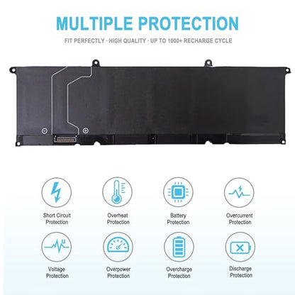 99.5Wh RWFFJ Replacement Laptop Battery for DELL XPS 16 9640 2024 Series Notebook 0WPGCC WPGCC 0400FY J8FK9 0J8FK9 451-BDGK 11.7V 8504mAh 6-Cell