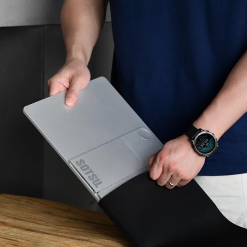 SOTSU FlipAction Elite 16" | 4K Portable Monitor | 3840 x 2400 (UHD+) | 60 Hz | 100% DCI-P3 | 450 Nits | Pivot Rotate | Full Metal CNC | Perfect Match for Mac and Windows (Space Black) | 3840x2400 (UHD+) | 60Hz | 100% DCI-P3 | 450 Nits | Pivot Rotate | Fu