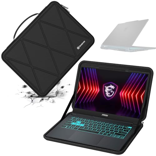 Smatree Hard EVA Protective Case for 14 inch MSI Cyborg 14 A13Ux/A13Vx | Compatible for 14 inch MSI Cyborg 14 A13Ux/A13Vx, for Creator M14 A13V, for Modern 14 H D13M, Venture A14/14 (X8258) - color: X Series-Black, size: For 14 inch MSI Cyborg 14/Creator/