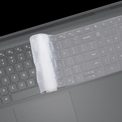 Keyboard Cover for Dell 15 Laptop DC15250 DC15255, Dell 16 DC16250 DC16251 DC16255 DC16256 & 16 Plus/16 Plus 2-in-1 DB06250 DB16250 DB16255 (NOT Fit Dell 16 Premium Laptop DA16250)-Clear - color: Clear