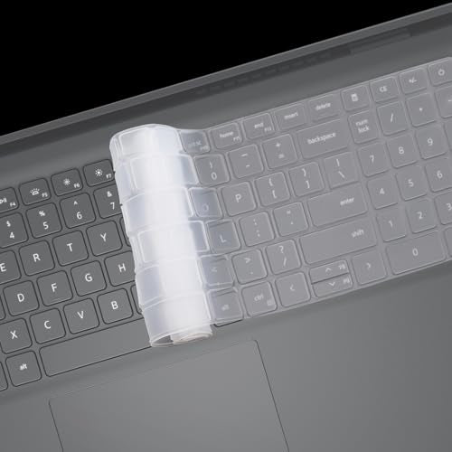Keyboard Cover for Dell 15 Laptop DC15250 DC15255, Dell 16 DC16250 DC16251 DC16255 DC16256 & 16 Plus/16 Plus 2-in-1 DB06250 DB16250 DB16255 (NOT Fit Dell 16 Premium Laptop DA16250)-Clear - color: Clear