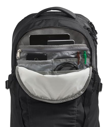 The North Face Recon Everyday Laptop Backpack, Blk/Blk-NPF, One Size | Daypack, Water Repellent, Laptop Sleeve, 2 Water Bottle Pockets - color: Tnf Black/Tnf Black-npf, size: 30L