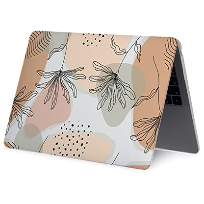 LanBaiLan Compatible with MacBook Air 13 inch Case M5 2026 M4 2025 M3 M2 2024-2022 A3449 A3240 A3113 A2681, 13.6 Plastic Hard Shell Case & Keyboard Cover, Aesthetic Flower - color: Aesthetic Flower