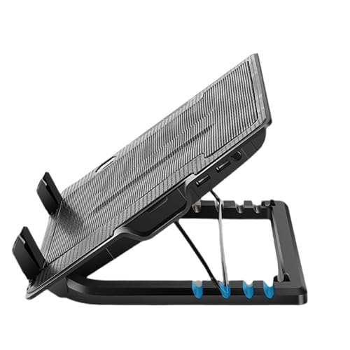 Laptop Cooling Pad with 2 Port USB for 11inch-18inch Notebook Gaming Fan Stable Stand Adjustable 2 USB Port Cooling Stand