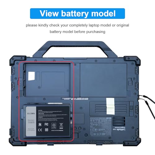 Futurebatt XVJNP Laptop Battery Replacement for Dell Latitude 5430 7330 Rugged Latitude Series P148G P148G001 P149G P149G001 6JRCP 06JRCP M0TN3 0M0TN3 KD1CT 451-BCWQ - size: XVJNP 6.26×3.62×1.26 in