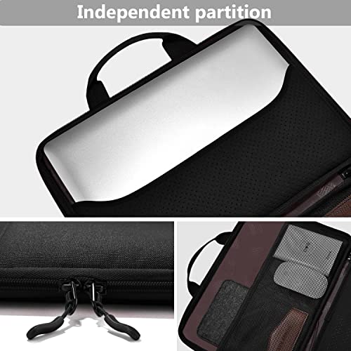 Hseok Laptop Sleeve 13-14 Inch Case Briefcase Compatible with MacBook Neo Pro 14 M5/M4/M3/M2/M1, All Models 13.3 Mac Air/Pro, XPS 13 14, Most Popular 13"-14" Notebooks,B04K01 - color: B04K01, size: 13"-14"