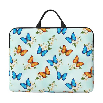 Laptop Case 14 Inch, Soft Shockproof Laptop Sleeve with Handle, Protective Bag - color: Pattern (658)