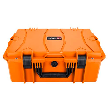 Eylar 21.6" Intact Series Carry-On Hard Camera Case, Lightweight and Durable Stacker Design with Foam (Orange) - color: Orange