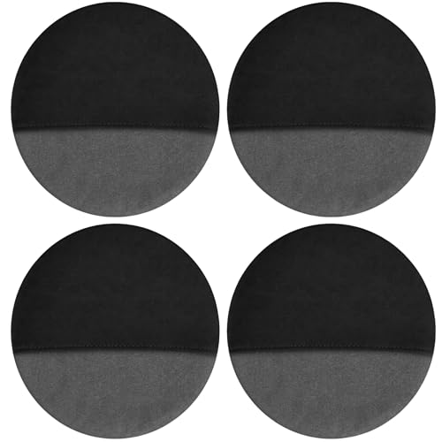 Hahafelt 4 Pcs Car Screen Cleaner Car Touch Microfiber Screen Cleaner Cloth Cleaning Wipes Interior Pad for Vehicle Dashboard LCD Accessories 4.13×4.13 Inches (Round) - style: Round