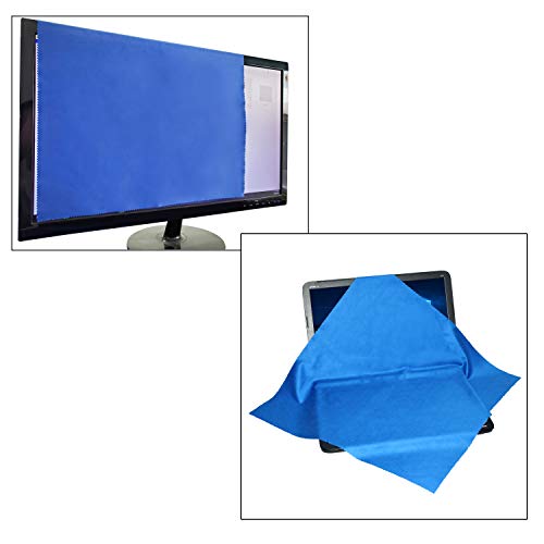 Eco-Fused Microfiber Cleaning Cloth - 16x16 Inch Microfiber Cloth - Pack of 4 Large Cleaning Cloths - Microfiber Cleaning Cloth for Electronics and Monitors - color: 4 Pack - 16 X 16 Inch