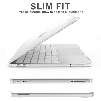 AKIT Compatible with MacBook Neo Case 13 inch 2026 Release, [Ultra-Thin] Plastic Hard Shell Laptop Case+Screen Protector+Keyboard Cover for MacBook Neo 13 inch A3404, Crystal Clear - color: Crystal Clear