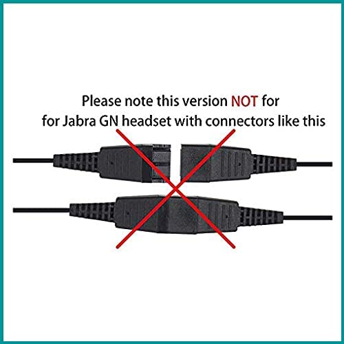 Y-Training Y-Splitter Headset Adapter Cable Compatible with Plantronics QD Headset for Training Purposes - size: No switch + plantronics-qd