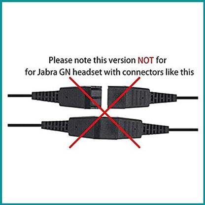 Y-Training Y-Splitter Headset Adapter Cable Compatible with Plantronics QD Headset for Training Purposes - size: No switch + plantronics-qd