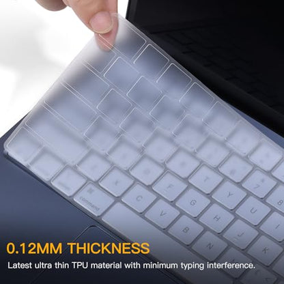 CaseBuy Keyboard Cover Skin for 2026 MacBook Neo 13-inch A18 Pro A3404 | MacBook Neo 13" Accessories Protector, Invisible Protection, Spill & Dust Resistant TPU Protector, US Layout, Clear - size: Macbook Neo 13"(2026 with Touch ID)