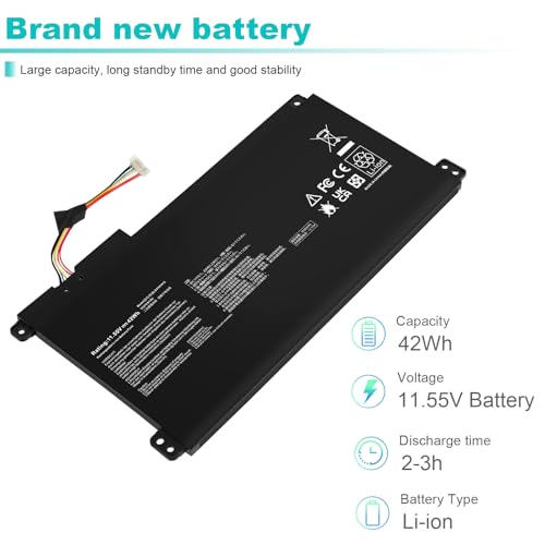 B31N1912 C31N1912 Laptop Battery for ASUS VivoBook 14 15.6" E410 E410MA E410M L410MA E410KA L410M-15 F414MA E510 L510 L510MA R522MA L510MA-WB04(DF112) L410MA-BV058TS E410MA-EK017TS E510KA-EJ033TS - size: 7.48*3.86*0.2inch B31N1912