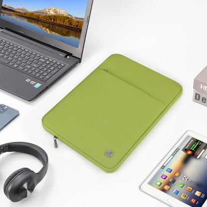 DOMISO Laptop Case Laptop Sleeve Cover for 16 inch MacBook Pro M4/M3/M2/M1 Pro/Max A3403 A3186 A2991 A2780 A2485 A2141,Compatible with 15.6 inch HP Lenovo Dell XPS 16, Tender Green - color: Tender Green, size: 15.6 inch