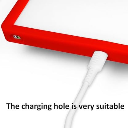 Silicone Cover for Magic Trackpad 2 & USB-C, Anti-Slip Washable Protective Case, Thin Skin Protector for Apple Magic Trackpad - color: Red