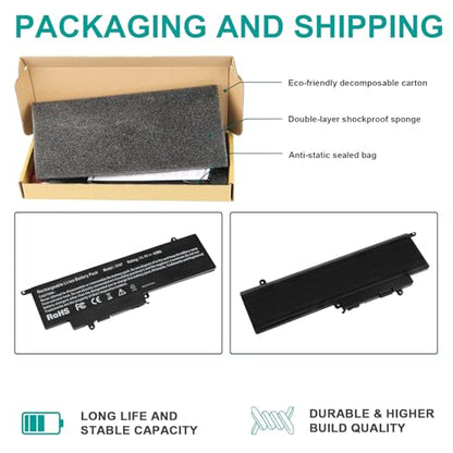 GK5KY Laptop Battery Replacement for Dell Inspiron 11 3000 3147 3148 3153 3152 3157 3158 15 7000 7558 7568 13 7353 7359 7347 7348 7352 92NCT 092NCT 4K8YH 04K8YH RHN1C 0WF28 P20T P20T001 P55F - size: 3147 12.17, 4.57, 1.02in