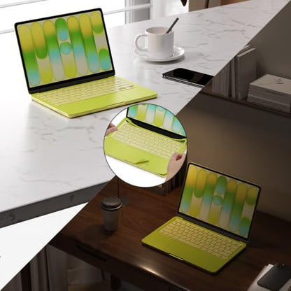 Palm Rest Cover for 2026 MacBook Neo Vinyl Skin with Trackpad Protector | Protect Laptop, Vinyl Decal, Residue-Free Sticker, Removable (Yellowgreen) - color: Yellowgreen