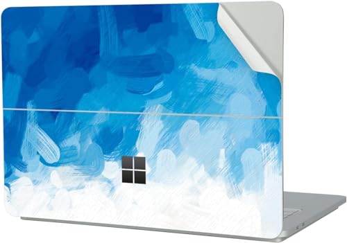 Ultra Thin Protective Cover Skin Decal Sticker for 2023 Microsoft Surface Laptop Studio 2, Easy Apply, Anti-Scratch, Residue Free Vinyl Skin [Blue Paint] - color: Blue Paint, size: Surface Laptop Studio 2