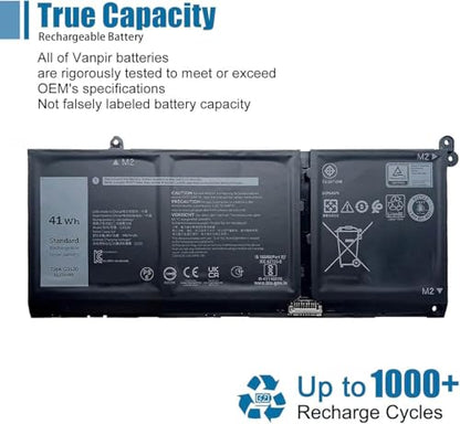 G91J0 Laptop Battery Replacement for Dell inspiron 3510 3515 3511 5515 5510/5518 5410(2-in-1)/5418 vostro 5410 5510 Latitude 3320 Series 0FH3K2 FH3K2 TN70C 0WV3K8 41Wh 3467mAh - size: 9.39*3.47*0.25 inch G91J0