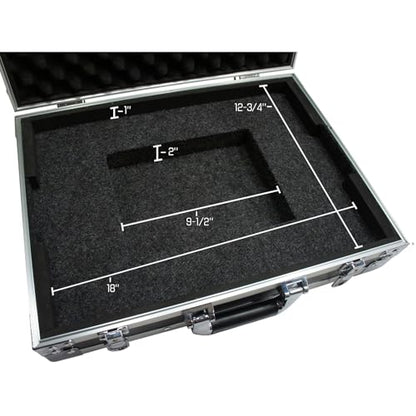 17 Inch Laptop Hard Case ATA Flight Road Universal - Harmony Cases | rugged shell notebook transport protection, travel-ready computer hauling, secure storage between studio and stage gigs
