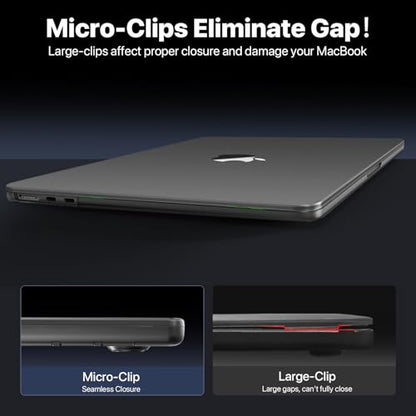 Macaset for MacBook Pro 16 inch Case 2024-2021 M4 M3 M2 M1 Pro/Max [Ultra-Thin Natural] for A3403 A3186 A2991 A2780 A2485 Protective Durable Hard Shell Laptop Cover-Space Gary Clear - color: Matte Gray
