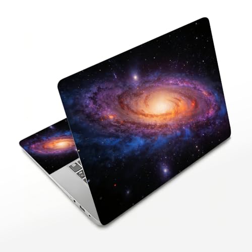 3Pcs Laptop Skin Sticker Decal Galaxy PVC Laptop Sticker Fits for 12-16 Inch Notebook Waterproof Scratch Proof Star Universal Notebook PC Personalized Protector Gift - style: Milky Way