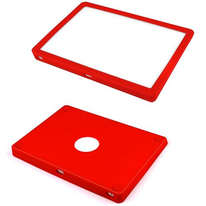 Silicone Cover for Magic Trackpad 2 & USB-C, Anti-Slip Washable Protective Case, Thin Skin Protector for Apple Magic Trackpad - color: Red