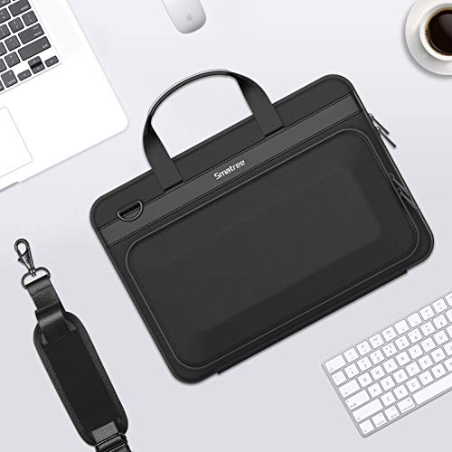 Smatree Heavy Duty Hard Case with 16.2 inch MacBook Pro 2024 M4 | for 16.2 inch APPLE MacBook Pro 2023 M3 A2918/A2992/A2779,Acer Aspire 5/Predator Helios 300/Nitro 5 - color: Black-upgraded Version, size: 15.4-16 inch