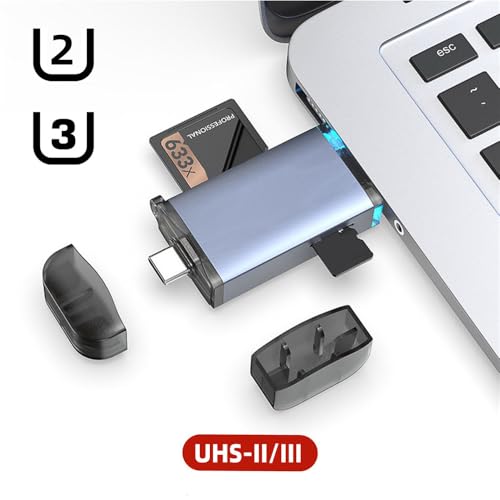 Xiwai USB Type-A Type-C Port USB 3.0 to UHS-III UHS-II SD4.0 TF Micro-SD Card Writer Reader for Camera & Laptop & Tablet & Phone & Camera - style: USB 3.0 Type-A/Type-C to TF Micro-SD Card