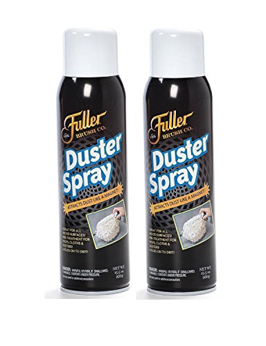 Fuller Brush Duster Spray – 15.5 oz Multi Surface Dust Removing Sprayer - Safe Household Cleaning for Floors, Furniture, Blinds & Car Interiors (Pack of 2) - size: 2 Pack