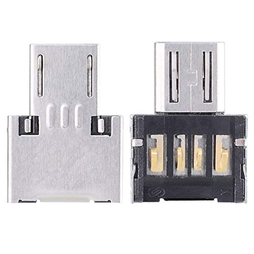 cablecc 100pcs Mini Size USB 3.0 to Micro SD SDXC TF Card Reader with Micro USB 5pin OTG Adapter for Tablet/Cell Phone… - color: Black OTG*100PCS