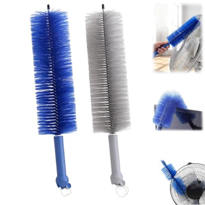 2 Pcs Bendable Microfiber Duster, Upgrade Reusable Bendable Cleaning Brush for Home Electric Fan Air Conditioner Car Vent Curtains Cleaner (2 Pcs) - color: 2 Pcs