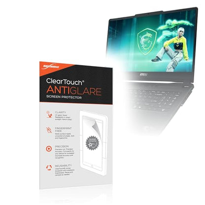 BoxWave Screen Protector Compatible With MSI Cyborg 15 C2W gaming laptop (15.6 in) - ClearTouch Anti-Glare (2-Pack), Anti-Fingerprint Matte Film Skin