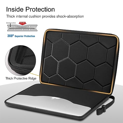 FINPAC 13 inch Hard Laptop Sleeve Case & Travel Electronic Bag