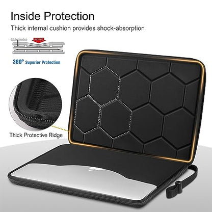 FINPAC 13 inch Hard Laptop Sleeve Case & Travel Electronic Bag