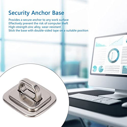 Laptop Anchor Plate, Anti Theft Security Anchor Base Universal Computer Lock Fixed Plate for Laptops Tablets Monitors Smart Phone