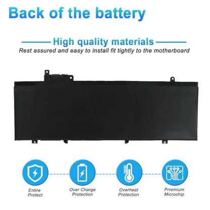L17L3P71 L17M3P72 Laptop Battery for Lenovo ThinkPad T480S Series | for HP Ultrabook 20L7 20L8 Series 01AV478 01AV479 01AV480 L17M3P71 SB10K97620 SB10K97621 11.58V 57Wh 4920mAh - size: 10.63*3.54*0.24inch L17L3P71