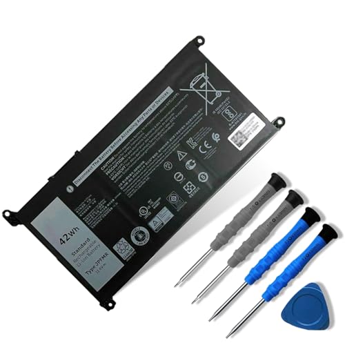 42Wh JPFMR laptop Battery Replacement for Dell Chromebook 3400 3100 2-in-1 | For Chromebook 5488 5493 5593 Series, 0JPFMR 7T0D3 07T0D3 7MT0R 7MTOR 16DPH 65N6H DN33X RDNP5, 11.4V 3500mAh - size: 7.56*4.02*0.20 inch JPFMR