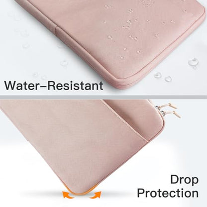 JETech Laptop Sleeve for MacBook Neo (A18 Pro), 13-14Inch MacBook Air/Pro (M1-M5, 2020-2026), Waterproof Bag with Portable Handle and Pocket, Compatible with 13-13.6 Inch Notebook (Rose Gold) | For MacBook Neo A18 Pro, 13-14 inch MacBook Air/Pro (M5-M1, 2