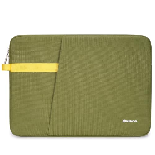 NIDOO 16 inch Laptop Sleeve Computer Carrying Case Cover for 16" Lenovo ThinkBook 16p E16 L16 T16 Z16/ ThinkBook 16 Gen 8 / Dell Pro 16 Plus /16" MacBook Pro M4 M5 Pro Max/HP ASUS Samsung, Green - color: Green, size: 16 Inch
