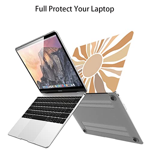 LanBaiLan Compatible for MacBook Pro 13 inch with Touch Bar 2022 2021 2020 2019 2018 2017 2016 Release M1 M2 A2338 A2289 A2251 A2159 A1989 A1706 A1708 Laptop Case & Keyboard Cover, Sunshine - color: Sunshine