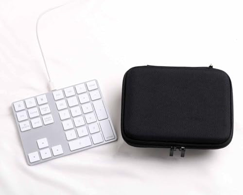 Hard Protective Travel Case for Wireless Number Pad, Compatible with Lekvey/iClever/Nulea Bluetooth Number Pad,Black(CASE ONLY) - color: Black