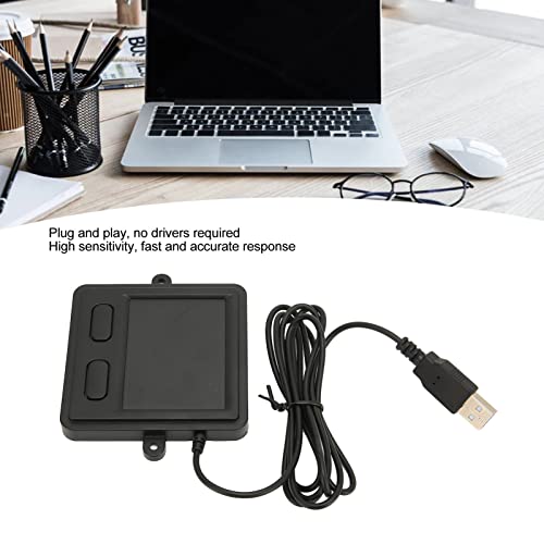 Zunate Wired USB Touchpad, High Sensitivity Portable Trackpad for Laptop and Desktop, Mini External USB Touchpad Trackpad with 2 for 10, 8,7
