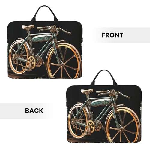 14 Inch Laptop Sleeve Case Waterproof Lightweight Laptop Case Bag Bike Travel Laptop Bag With Handle Briefcase Messenger Bag For Women Men