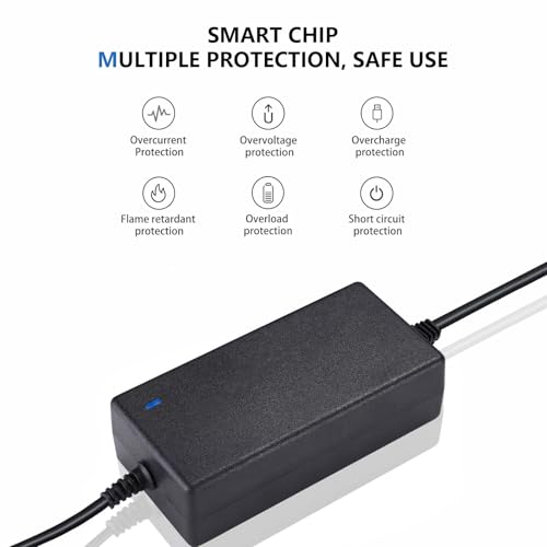 Replacement for 19V 3.42A 90W Charger Compatible Asus Monitor Power Cord Rog Strix PG279Q PG279 PG279QZ XG27UQ PG259QN TUF Gaming VG27AQ VG32VQR VG35VQ Vivo AiO V230I V230IC AC/DC Adapter ADP-90LE B