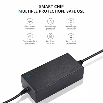 Replacement for 19V 3.42A 90W Charger Compatible Asus Monitor Power Cord Rog Strix PG279Q PG279 PG279QZ XG27UQ PG259QN TUF Gaming VG27AQ VG32VQR VG35VQ Vivo AiO V230I V230IC AC/DC Adapter ADP-90LE B