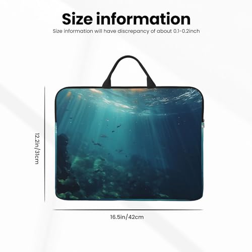 14 Inch Laptop Sleeve Case Waterproof Lightweight Laptop Case Bag Sea Travel Laptop Bags With Handle Briefcase Messenger Bag For Women Men