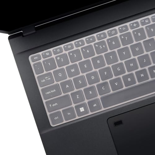 Keyboard Cover for 15.6" Acer Aspire Go 15 AG15-21P/31P/32P/42P/71P, Aspire 15 A15-61M/51M/41M, Aspire 3 A315-24P/24PT A315-58/59, Aspire 5 A515-57/57G/58GM/58M/58MT/58PT/58P (Not Fit A515-46~A515-56) - color: Clear